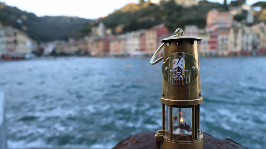 Olympic Flame in Liguria